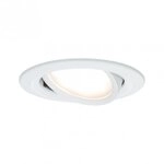 Paulmann 93876 LED Einbauleuchte Nova Plus Coin schwenkbar IP23 50&deg; 6W 470lm dimmbar