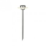 Paulmann 93764 Solar LED Gartenstrahler Ufo IP44 3000K Edelstahl/Klar