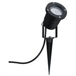 Paulmann 98896 LED Gartenstrahler IP65 rund 92mm 3000K 3,5W 230lm 230V 38&deg; Schwarz