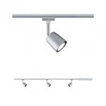 Paulmann 95462 URail Schienenspot Cover Basisset GU10 max. 3x10W dimmbar 230V Chrom