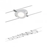 Paulmann 94106 LED Seilsystem RoundMac Basisset 6x200lm 6x4,3W 2700K 230/12V Wei&szlig;