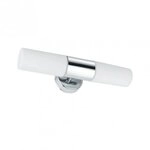 Paulmann 70350 Spiegelleuchte Lenia IP44 E14 230V max. 2x20W dimmbar Chrom/Opak