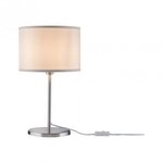 Paulmann 70923 Tischleuchte Tessa E14 max. 40W Creme/Eisen geb&uuml;rstet
