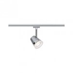 Paulmann 97613 URail Schienenspot Cone Einzelspot GU10 max. 10W dimmbar 230V Chrom