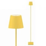 Sigor Akku-Stehleuchte Nuindie 1200mm sonnengelb rund 2,2W FlexMood 2200K/2700K IP54