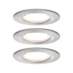 Paulmann 93458 LED Einbauleuchte Nova Coin Basisset starr IP44 rund 78mm Coin 3x6W