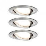 Paulmann 93447 LED Einbauleuchte Nova Coin Basisset schwenkbar rund 84mm 50&deg; Coin