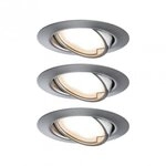 Paulmann 93421 LED Einbauleuchte Base Coin Basisset schwenkbar 20&deg; 3x5W 3x370lm