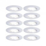 Paulmann 99924 LED Einbauleuchte Calla Basisset schwenkbar IP65 30&deg; 10x5,2W 10x460lm