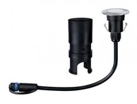 Paulmann 93951 Plug&Shine Bodeneinbauleuchte Floor Mini IP65 3000K 2,5W 24V Silber