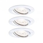Paulmann 93426 LED Einbauleuchte 3-Step-Dim Base Basisset schwenkbar GU10 3x5W