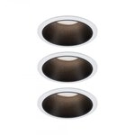 Paulmann 93402 LED Einbauleuchte 3-Step-Dim Cole Coin 3er-Set IP44 Coin 3x6W 3x470lm