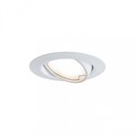 Paulmann 93413 LED Einbauleuchte Base Coin schwenkbar rund 90mm 20&deg; 5W 370lm 230V