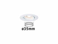Paulmann 94292 LED Einbauleuchte Nova mini schwenkbar 1x4W 2700K Weiß matt 230V