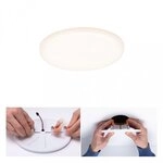 Paulmann 92388 VariFit LED Einbaupanel Veluna IP44 rund 125mm 8,5W 700lm 3000K Satin