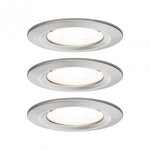 Paulmann 93476 LED Einbauleuchte 3-Step-Dim Nova Basisset starr IP44 GU10 3x6,5W