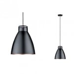Paulmann 79609 Pendelleuchte Neordic Roald 1xE27 Schwarz/Kupfer/Marmor