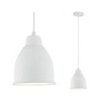 Paulmann 79764 Neordic Pendelleuchte Hilla E27 max. 40W Wei&szlig; dimmbar Metall