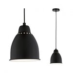 Paulmann 79763 Neordic Pendelleuchte Hilla E27 max. 40W Schwarz dimmbar Metall