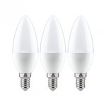 Paulmann 28538 Standard 230V LED Kerze E14 3er-Set 3x470lm 3x5,5W 2700K Opal