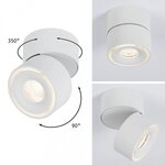 Paulmann 93373 LED Deckenleuchte Spircle 78mm 8W 550lm 230V 3000K Wei&szlig; matt