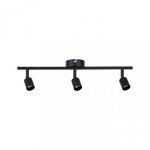 Paulmann 66757 Spotlight Carolina GU10 230V max. 3x10W dimmbar Schwarz matt