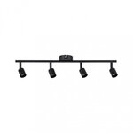 Paulmann 66758 Spotlight Carolina GU10 230V max. 4x10W dimmbar Schwarz matt