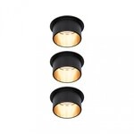 Paulmann 93379 LED Einbauleuchte 3-Step-Dim Gil Coin IP44 68mm 3x6W 3x470lm 2700K