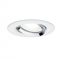 Paulmann 93673 LED Einbauleuchte Nova Plus schwenkbar IP65 30&deg; GU10 6W 470lm dimmbar