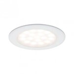 Paulmann 99921 LED M&ouml;beleinbauleuchten Spiegelschrank rund 65mm 2x2,5W 2x180lm