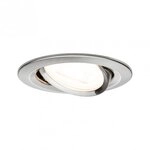 Paulmann 93464 LED Einbauleuchte 3-Step-Dim Nova schwenkbar rund 84mm 50&deg; GU10 6,5W