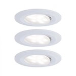 Paulmann 99931 LED Einbauleuchte Calla schwenkbar IP65 30&deg; 3x5,2W 3x465lm dimmbar