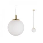 Paulmann 79733 Neordic Pendelleuchte Menja E27 max. 20W Wei&szlig;/Messing geb&uuml;rstet