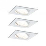 Paulmann 93490 LED Einbauleuchte 3-Step-Dim Nova Coin Basisset schwenkbar 50&deg; Coin