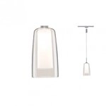 Paulmann 94998 URail Pendel Arido II GU10 560lm 5W 2700K 230V Chrom matt/Klar/Satin