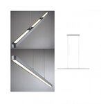 Paulmann 79900 LED Pendelleuchte Lento 2700K 1800lm 42W Chrom matt dimmbar