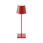 Sigor Akku-Tischleuchte Nuindie 380mm kirschrot 2,2W FlexMood 2200K/2700K IP54