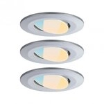 Paulmann 93095 LED Einbauleuchte Calla 3er-Set schwenkbar IP65 30&deg; 3x5W 3x400lm