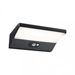 Paulmann 94335 Solar LED Au&szlig;enwandleuchte Ronas Bewegungsmelder IP44 3000K 180lm