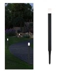 Paulmann 94537 Plug & Shine LED Pollerleuchte Flarea IP65 zylindrisch 600mm 3000K