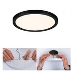 Paulmann 79961 VariFit LED Einbaupanel Areo IP44 rund 175mm 13W 1300lm 3000K Schwarz