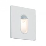 Paulmann 92923 LED Wandeinbauleuchte Wall eckig 78x35mm 1,1W 65lm 230V 2700K Wei&szlig;