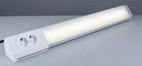 Heitronic LED Unterbauleuchte Bonn 20W 1062mm warmweiss mit 2 Steckdosen 28147