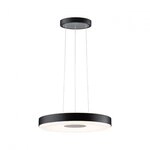 Paulmann 79517 LED Pendelleuchte 3-Step-Dim Puric Pane 2700K 1100lm 22W Schwarz/Grau