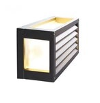 Heitronic Wandeuchte Sevilla mit Lamellen E27 Anthrazit 500614