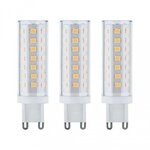 Paulmann 28801 Standard 230V LED Stiftsockel G9 3er-Set 3x470lm 3x5W 4000K Klar