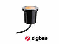 Paulmann 94588 Plug & Shine LED Bodeneinbauleuchte Smart Home Zigbee 3.0 Goldlicht