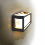 Heitronic Wandeuchte Sevilla E27 Anthrazit 500613