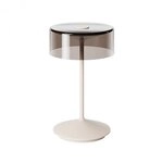 Sigor Akku-Glasleuchte Numotion 265mm d&uuml;nenbeige 2,2W FlexMood 2200K/2700K IP54