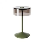 Sigor Akku-Glasleuchte Numotion 265mm tannengr&uuml;n 2,2W FlexMood 2200K/2700K IP54